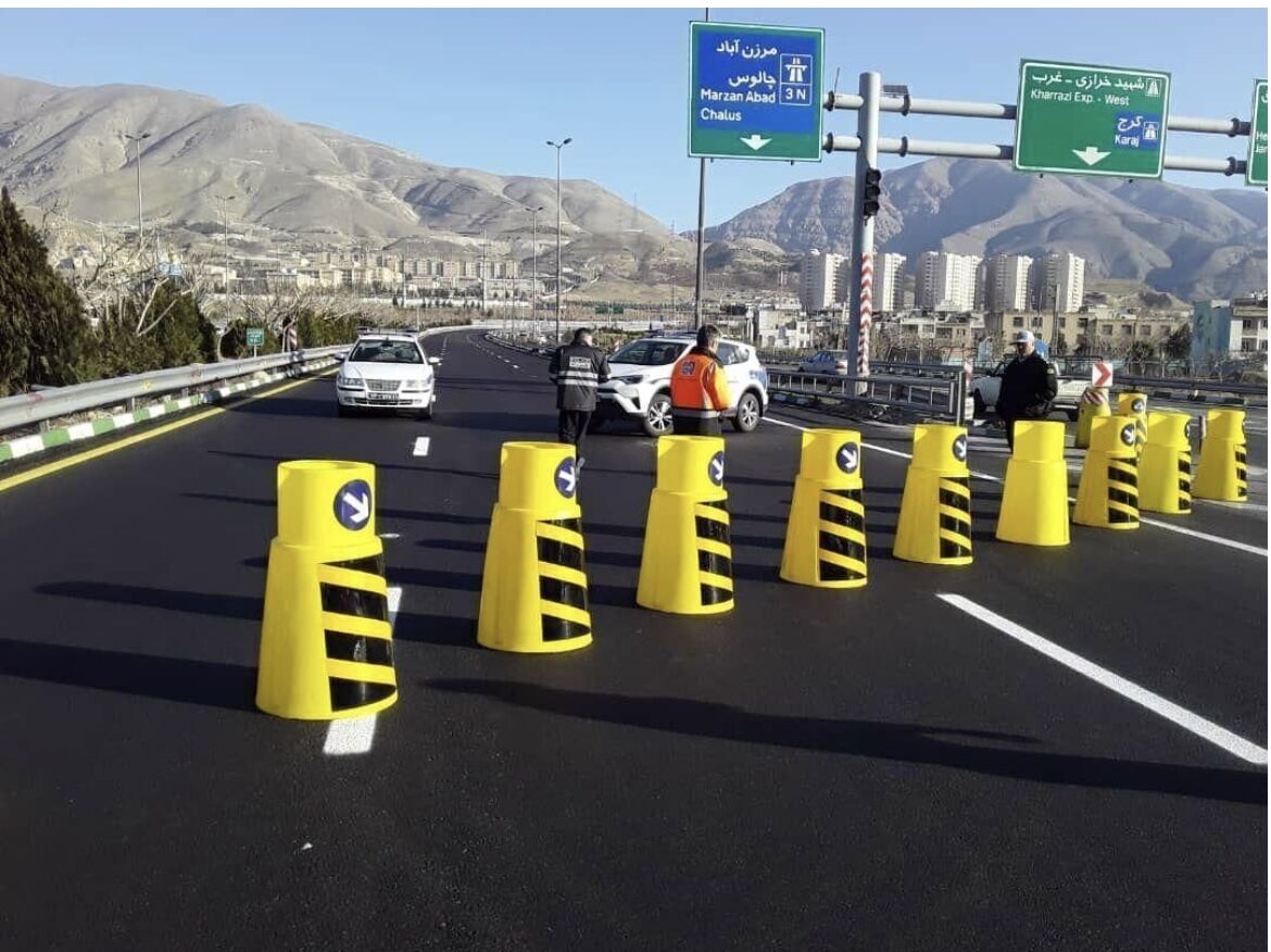 آزاد راه تهران &#۸۲۱۱; شمال یک طرفه شد