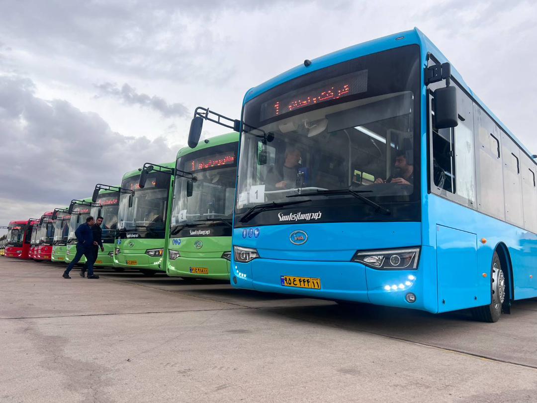 اتوبوس‌های یورو۵ گروه بهمن به پایتخت رسید