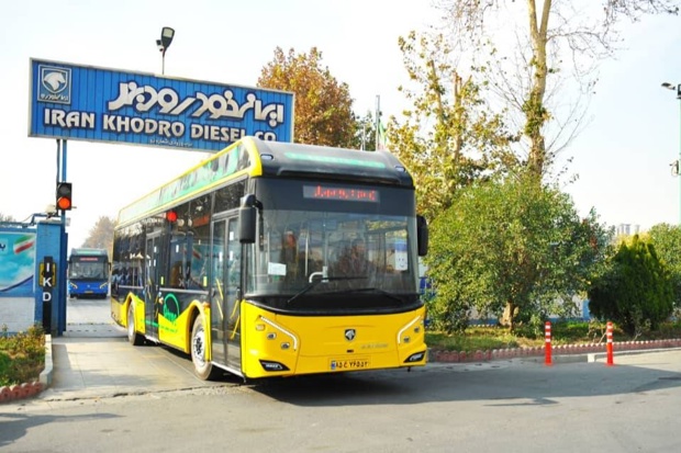 تحویل نخستین سری از اتوبوس‌های برقی ایران‌خودرو دیزل به اتوبوس‌رانی اصفهان