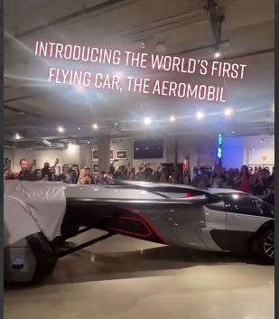 رونمایی اولین خودروی پرنده Aeromobil