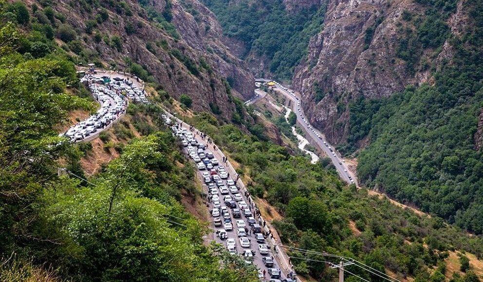 جاده چالوس و آزاد راه تهران_شمال یکطرفه شد