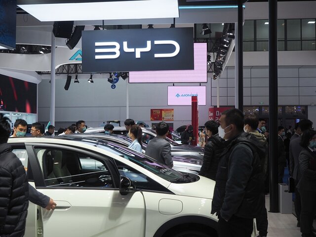 خودروی الکتریکی پیشتاز چین مشخص شد