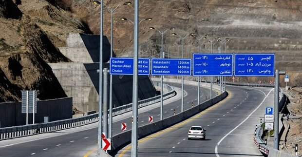 پیشرفت ۸۶ درصدی باند غربی قطعه دو آزادراه تهران -‌ شمال