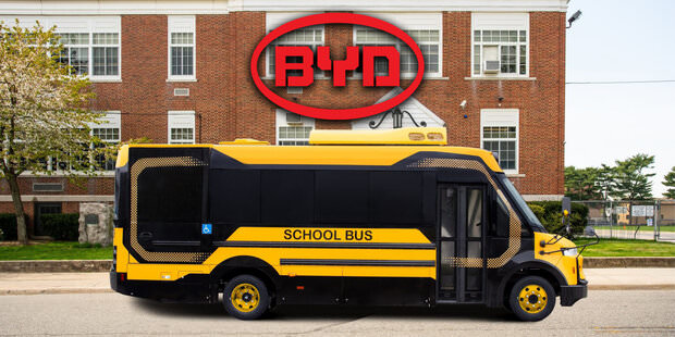 اتوبوس برقی مخصوص سرویس مدارس