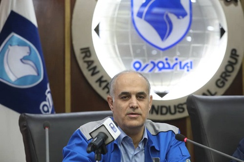 مدیرعامل ایران خودرو به وزیر صمت تبریک گفت