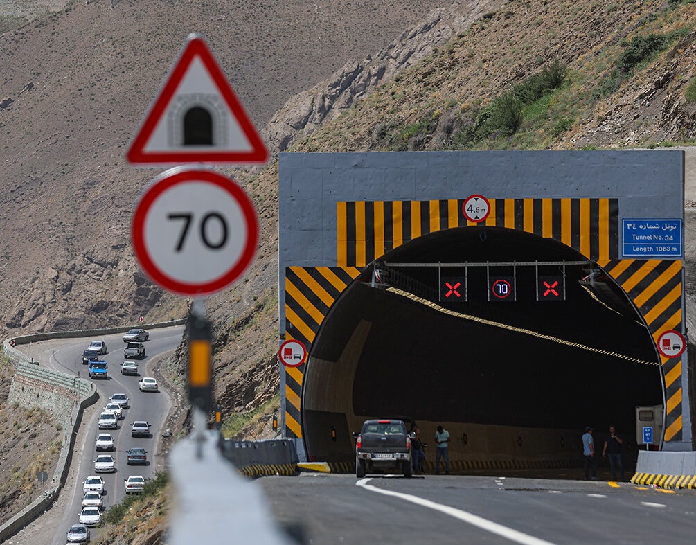 قطعه جدید آزادراه تهران- شمال به روی مسافران باز شد