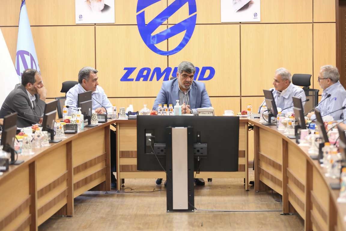 بازدید شهردار منطقه ۲۱ استان تهران از خطوط تولید زامیاد