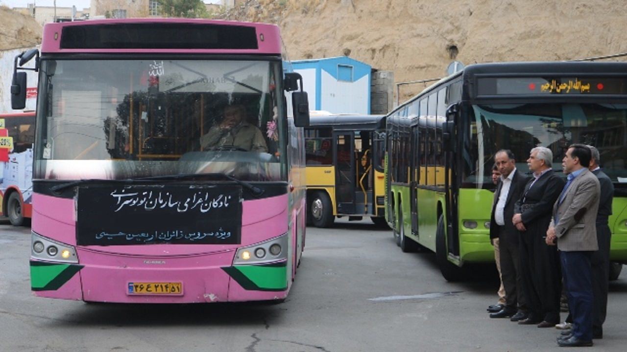 اعزام ۶۰۰ دستگاه اتوبوس به خاک عراق
