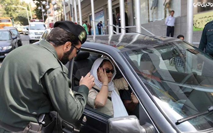 مراحل و نحوه برخورد پلیس با کشف حجاب در خودروها