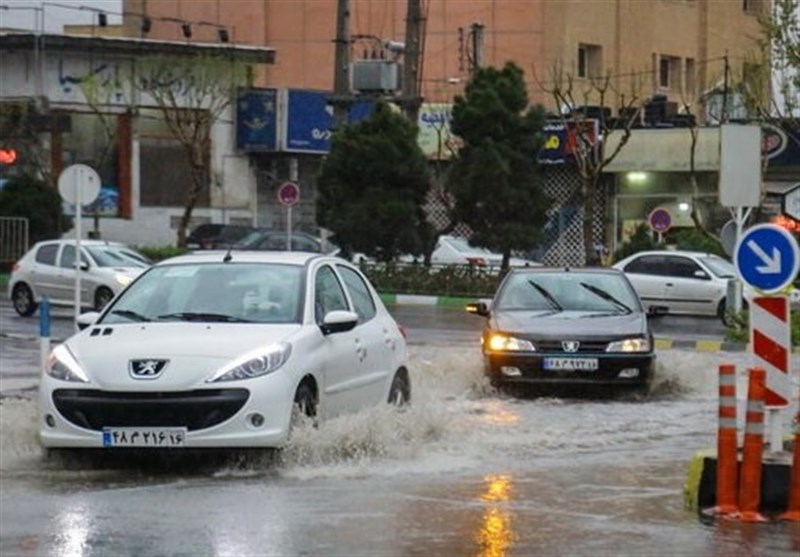 وضعیت را‌ه‌های کشور؛ بارندگی در جاده‌های ۱۱ استان