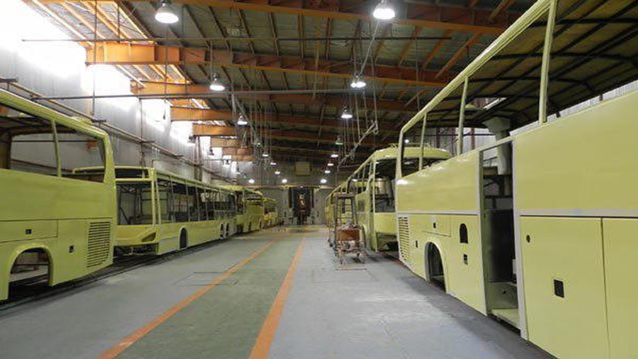 رشد ۷۸ درصدی تولید اتوبوس تا پایان مهرماه