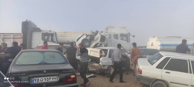 آخرین آمار آسیب‌دیدگان تصادف بهبهان